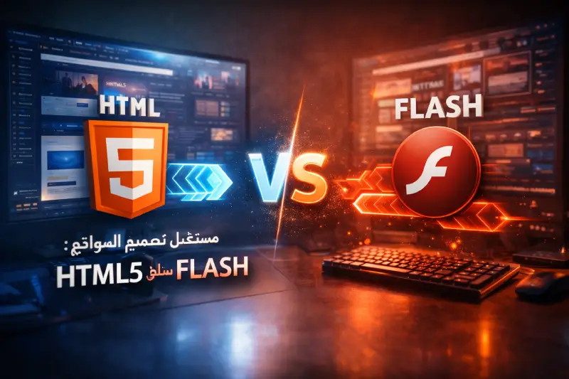مستقبل تصميم المواقع: HTML5 مقابل FLASH