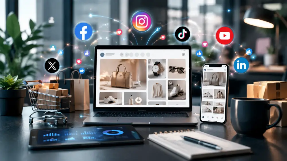 منصات التواصل وسيلة لتسويق المنتجات