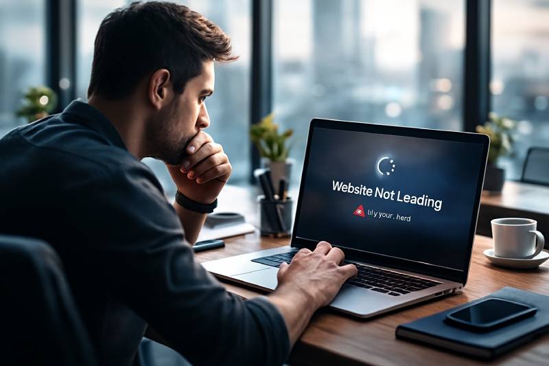 مشكلة الموقع لا يفتح بسبب بطء شديد