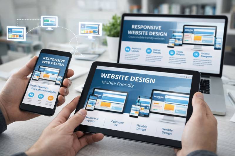 تصميم مواقع متوافقة مع أجهزة الجوال