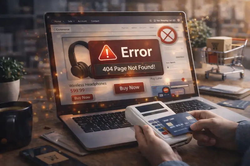 أخطاء تصميم المتاجر الإلكترونية: أخطاء قاتلة تمنع نجاح متجرك وتقلل مبيعاتك